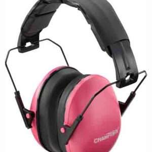 Champion Slim Ear Muffs - 21dB Pink Hearing Protection