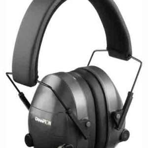 Champion Electronic Ear Muffs - 25dB Black, Noise Reduction