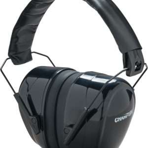 Champion Passive Muff 27NRR Black Lightweight Hearing Protection