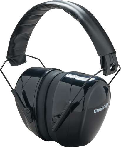 Champion Passive Muff 27NRR Black Lightweight Hearing Protection