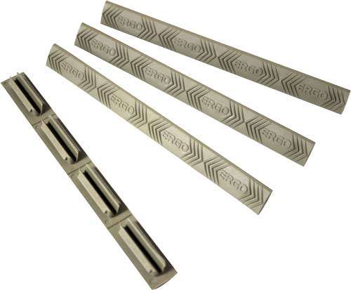 Ergo Grip Rail Cover Wedge Lok FDE 4-Pack