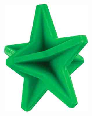 Champion Dura-Seal Target: 5" Green Bouncing Star