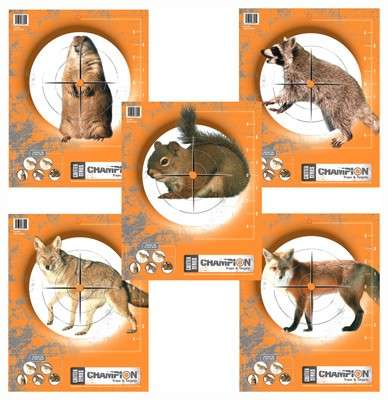 Champion Critter Series Target 10-Pack Animals Shooting