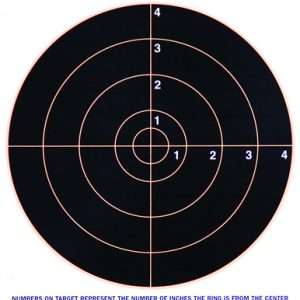 Champion VisiShot Circle 8" Target 10-Pack - Improve Shooting Accuracy