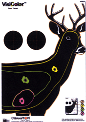 DEER 13"X18" 10-PACK - VisiColor Target for Precision Shooting