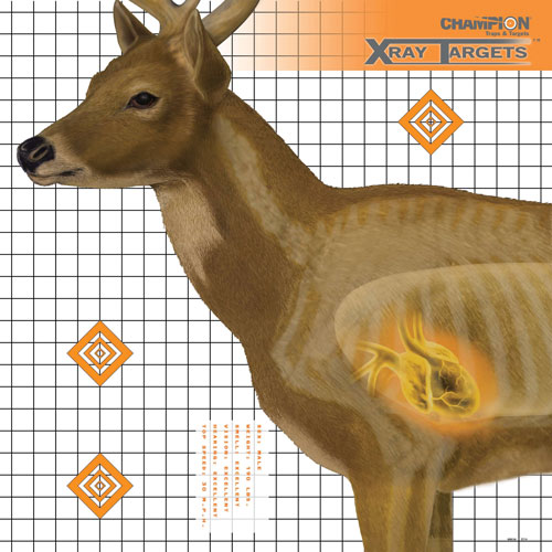 Champion X-ray Target Deer 25" 6-Pack Weight: 25" x 25"