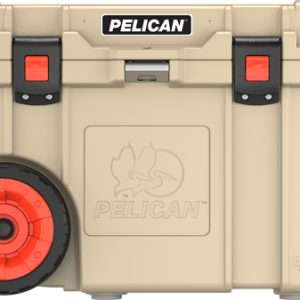Pelican Coolers IM 45 Quart Elite Tan Wheels