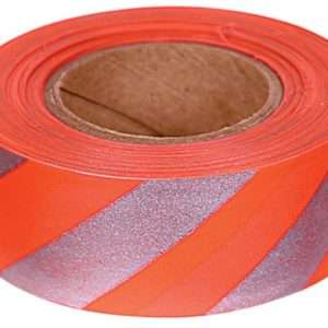 Allen Reflective Flagging Tape 1x150 FT Orange - Outdoor Visibility Solution