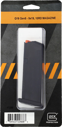 Glock OEM Magazine Model 19 - 9mm Luger, 10-Round