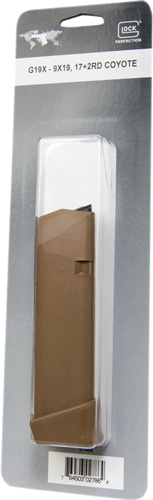 Glock OEM Magazine 19X 9mm Coyote Brown