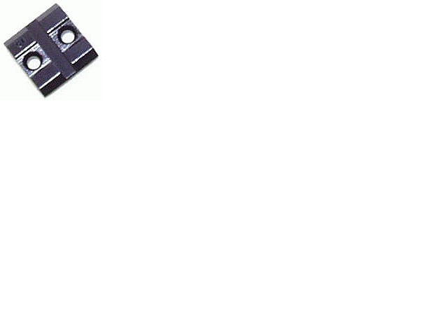 Weaver Base Top Mount #15 Aluminum Black Lightweight