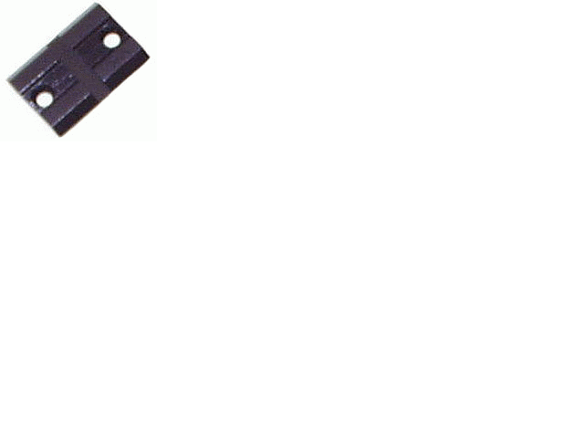 Weaver Base Top Mount #20A Aluminum Black Finish