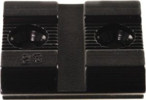 Weaver Base Top Mount #25 Aluminum Black Finish
