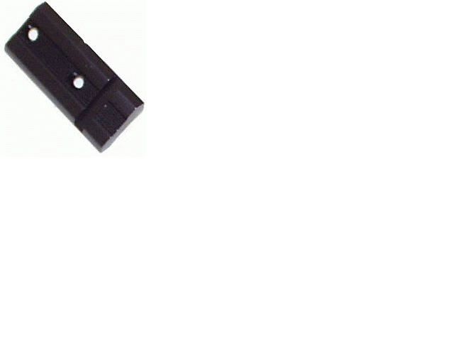 Weaver Base Top Mount #40A Aluminum Black - Precision Scope Mount