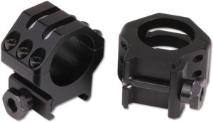 Weaver Rings 6-Hole Tactical: High Matte .400" Aircraft-Grade Aluminum