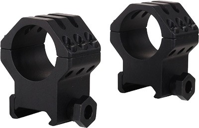 Weaver Rings 6-Hole Tactical: 1" Extra High Matte .520"