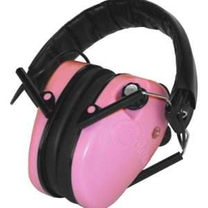 Caldwell E-Max Ear Muff in Pink, True Stereo, Low Profile