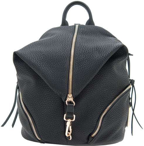 Black Teardrop Shape Backpack with Concealed Carry