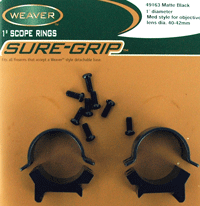 Weaver Rings Detachable Top 1" Medium Matte