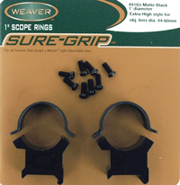Weaver Rings Detachable Top 1" X-High Matte