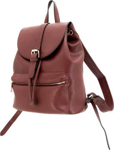 Maroon Concealed Carry Bag - Cameleon Amelia Backpack