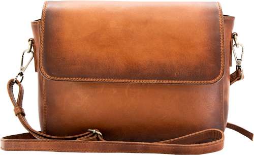 CC Purse Tan, Premium Synthetic Leather, Adjustable Strap