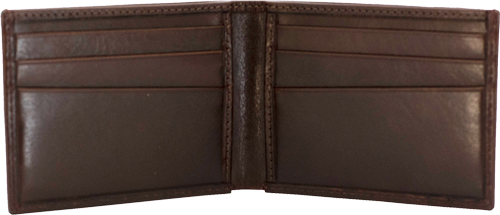 Cameleon S&W Men's Front Pocket Brown Bi-Fold Wallet