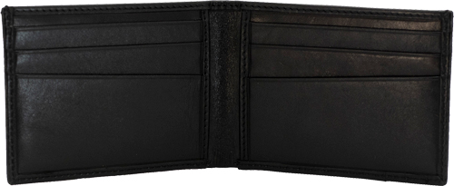 Cameleon S&W Men's Front Pocket Bi-fold Wallet Black