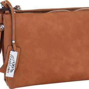 Cameleon Iris Concealed Carry Crossbody Purse Brown