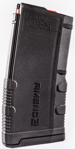 Amend2 AR-15 Magazine 5.56x45, 20-Round Polymer Black