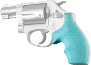 Hogue Aqua Round Butt Bantam Grips for S&W J Frame