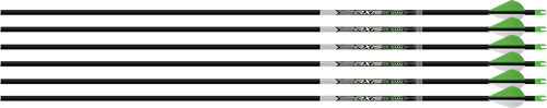 Easton Arrow Axis 5mm 400 6-Pack with 2" Blazer Vanes