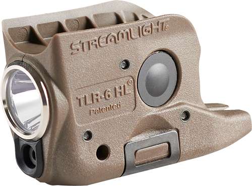 Streamlight TLR-6 HL FDE Light - Glock 42/43 LED/Green Laser
