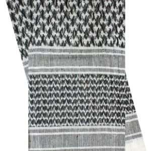 Red Rock Shemagh Head Wrap White/Black Tactical Scarf
