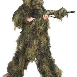 Woodland Youth Large Ghillie Suit for Outdoor Enthusiasts