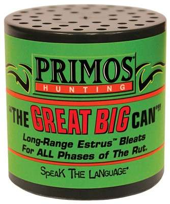 Primos Deer Call Can Style - Great Big Can for Pre-Rut Season