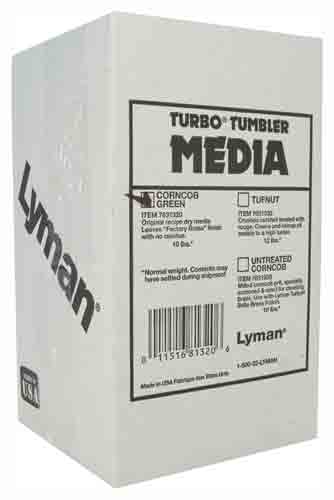Lyman Turbo Tumbler Media Corn Cob Plus 10lb Box