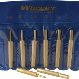 Wheeler Brass Punch Set with Storage Pouch