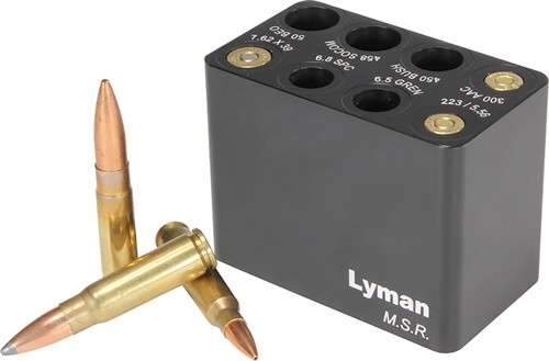 Lyman MSR Ammo Checker Block - Precision Reloading Tool