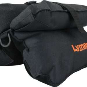 Lyman Match Bench Shooting Bag Black Nylon/Suede