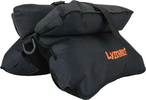 Lyman Match Bench Shooting Bag Black Nylon/Suede
