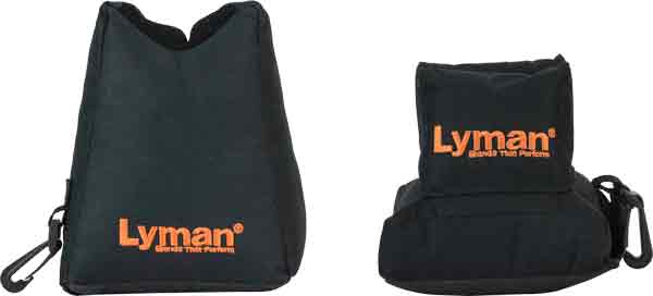 Lyman Crosshair Shooting Bag Front Rear Black Nylon