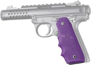 Hogue Rubber Grips Finger Groove for Ruger 22/45 MKIV