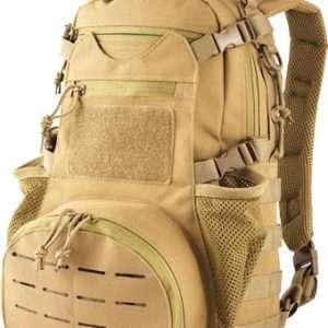 Red Rock Ambush Pack Coyote with Collapsible Mesh Gear Pocket
