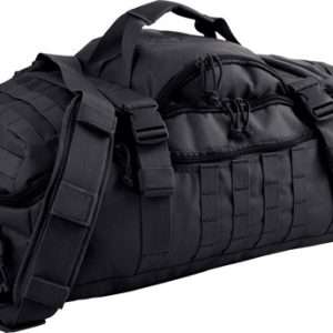 Black Convertible Backpack Luggage 48-Liter Duffle Bag