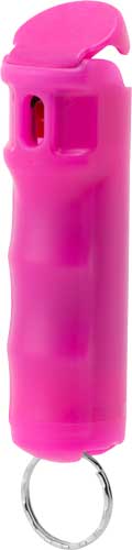 Pink Hard Case Key Ring 12G Pepper Spray
