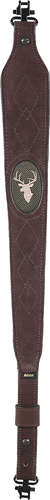 Allen Sued Deer Head Sling - Premium Leather Swivel