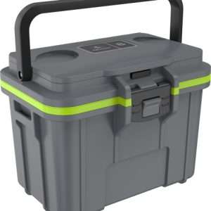 Gray/Green Ice Pack & Storage Cooler - Pelican Coolers