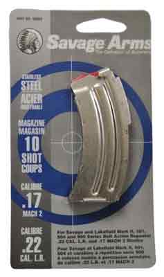 Savage MKII Series Stainless Steel 10-Round Magazine