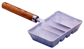Lee Ingot Mold Wood Handle Rustproof Aluminum